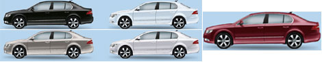 skoda superb colors