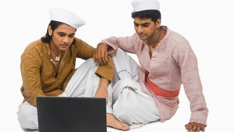 Dhoti and Kurta Indian Attire