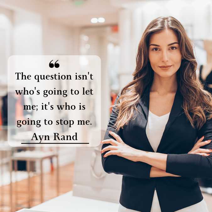 Ayn Rand Women Quote