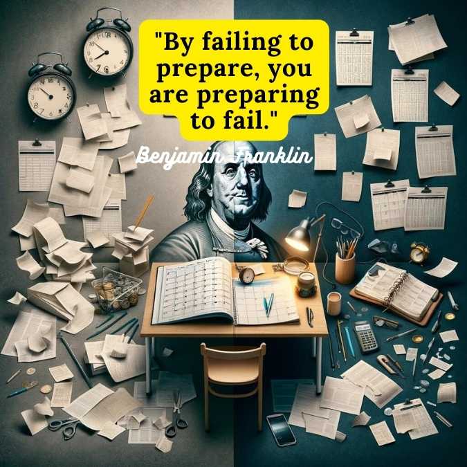 Benjamin Franklin Time management Quote