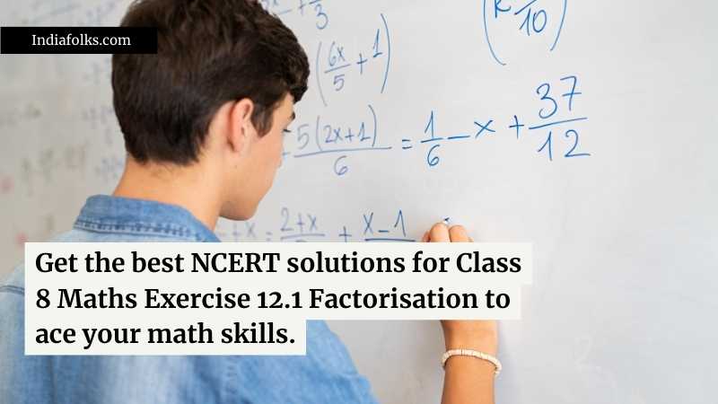 class 8 exercise 12.1 solutions factorisation