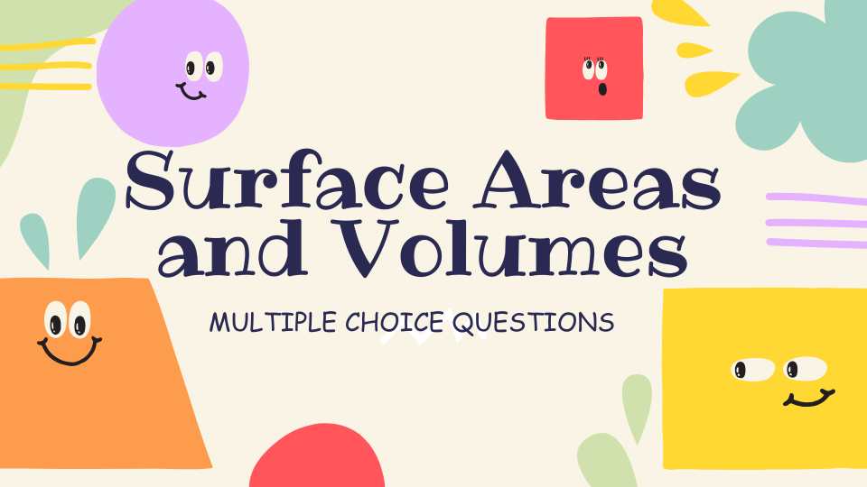 Class 9 Maths Chapter 11 MCQs