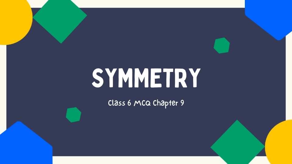 Class 6 MCQ Chapter 9