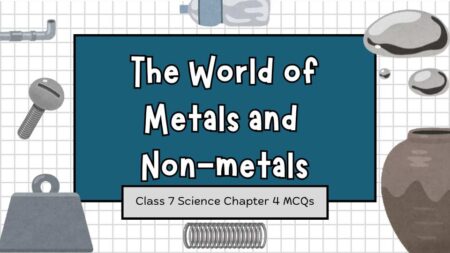 World of Metals and Non-metals Class 7 Science Chapter 4 MCQ