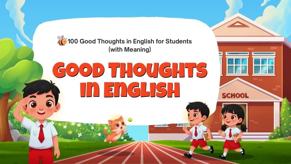 100 Good Thoughts in English for Students