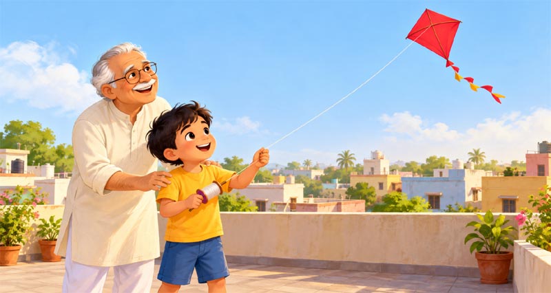 Rohan and the Kite