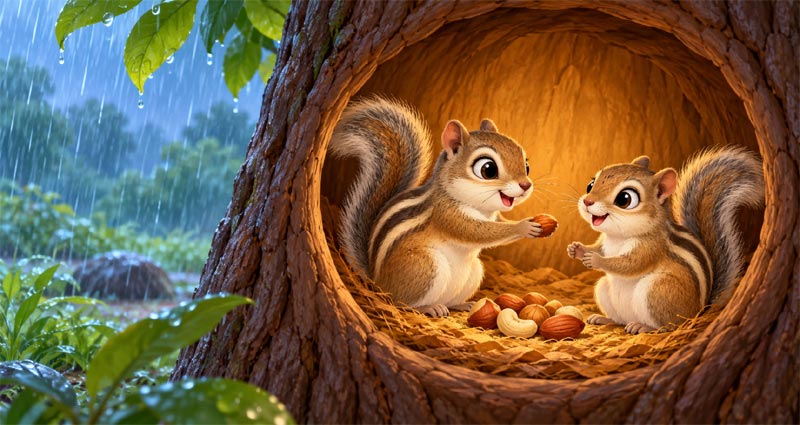 The Squirrel Who Saved for the Rain