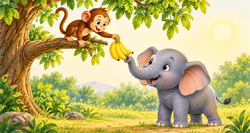Baby Elephant Says Thank You