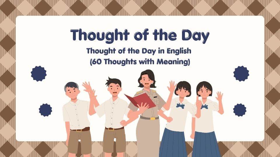Thought of the Day in English